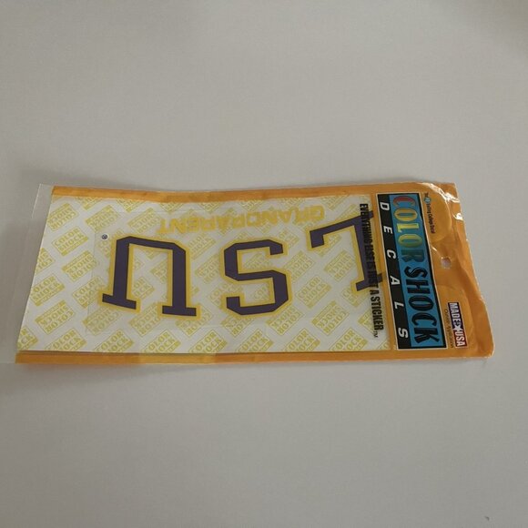 University of Louisiana LSU Tigers Grandparent Car Decal Color Shock USA 6.5 x 3 - Picture 10 of 10